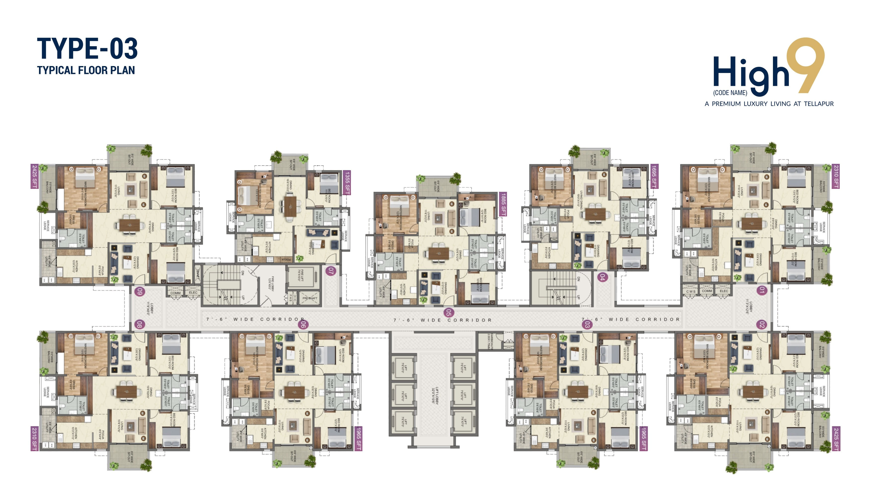 Floor Plan E & F Image